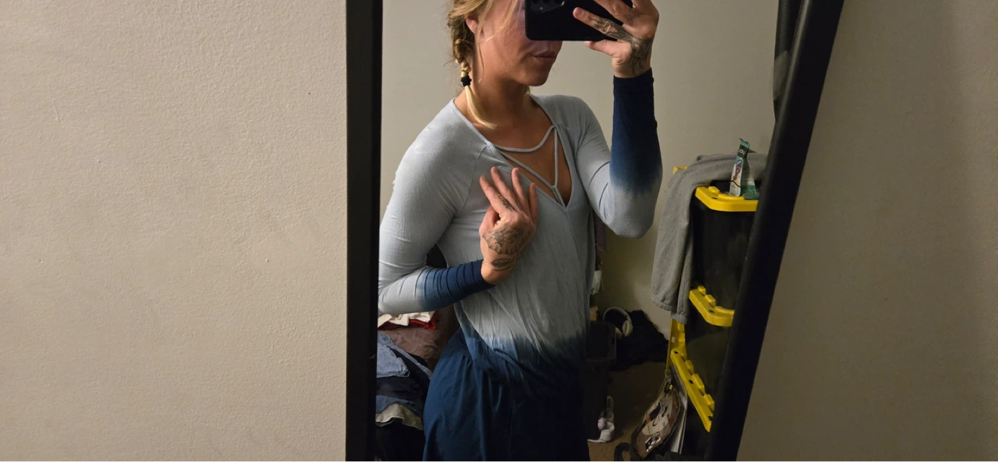 Ombré Blue Long Sleeve - photo 2