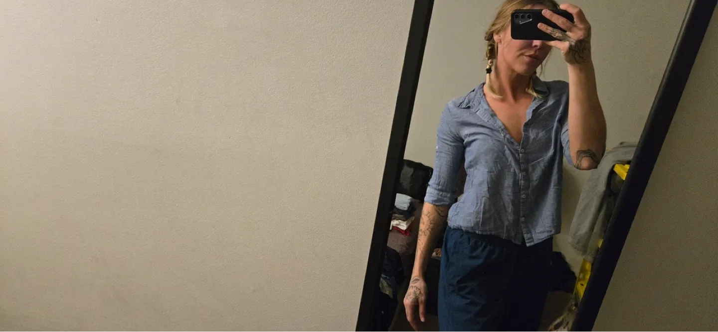 Denim Style Dress Shirt - photo 2