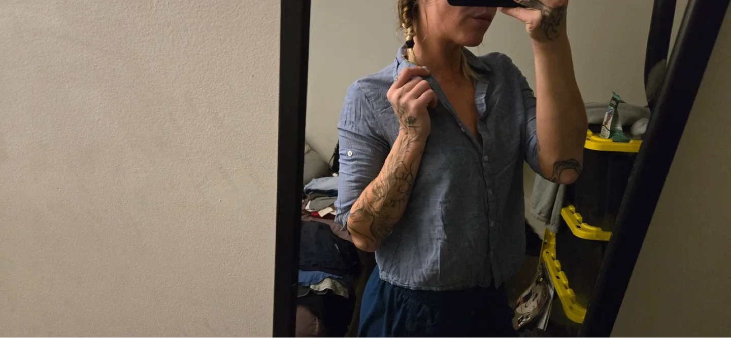 Denim Style Dress Shirt