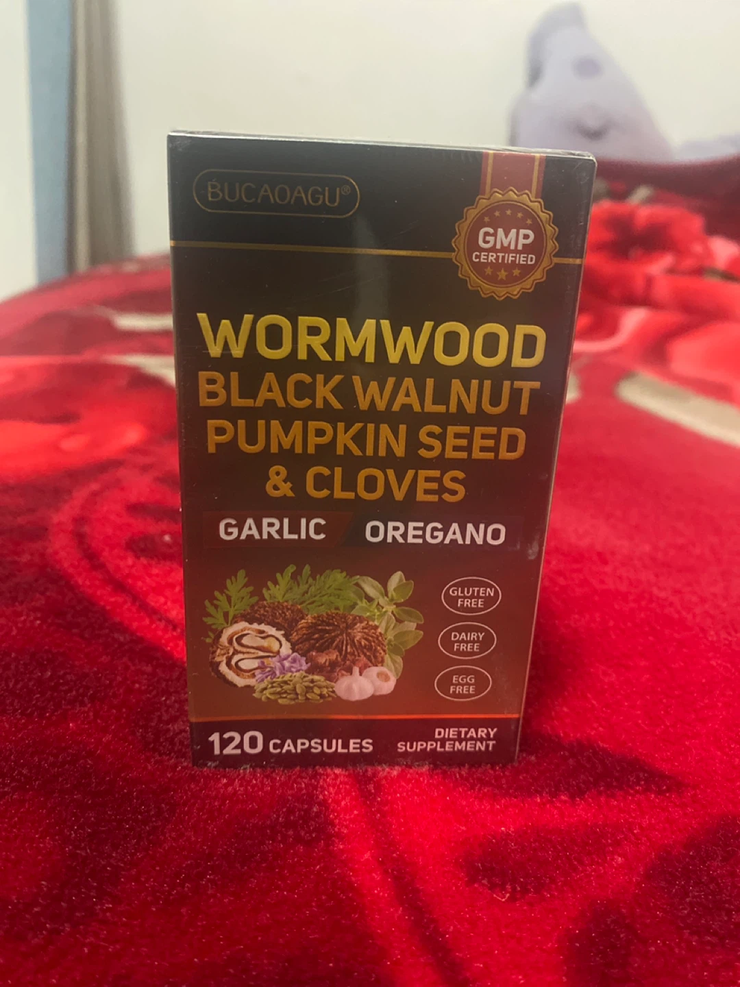 Wormwood Black Walnut Pumpkin Seed & Cloves Dietary Supplement