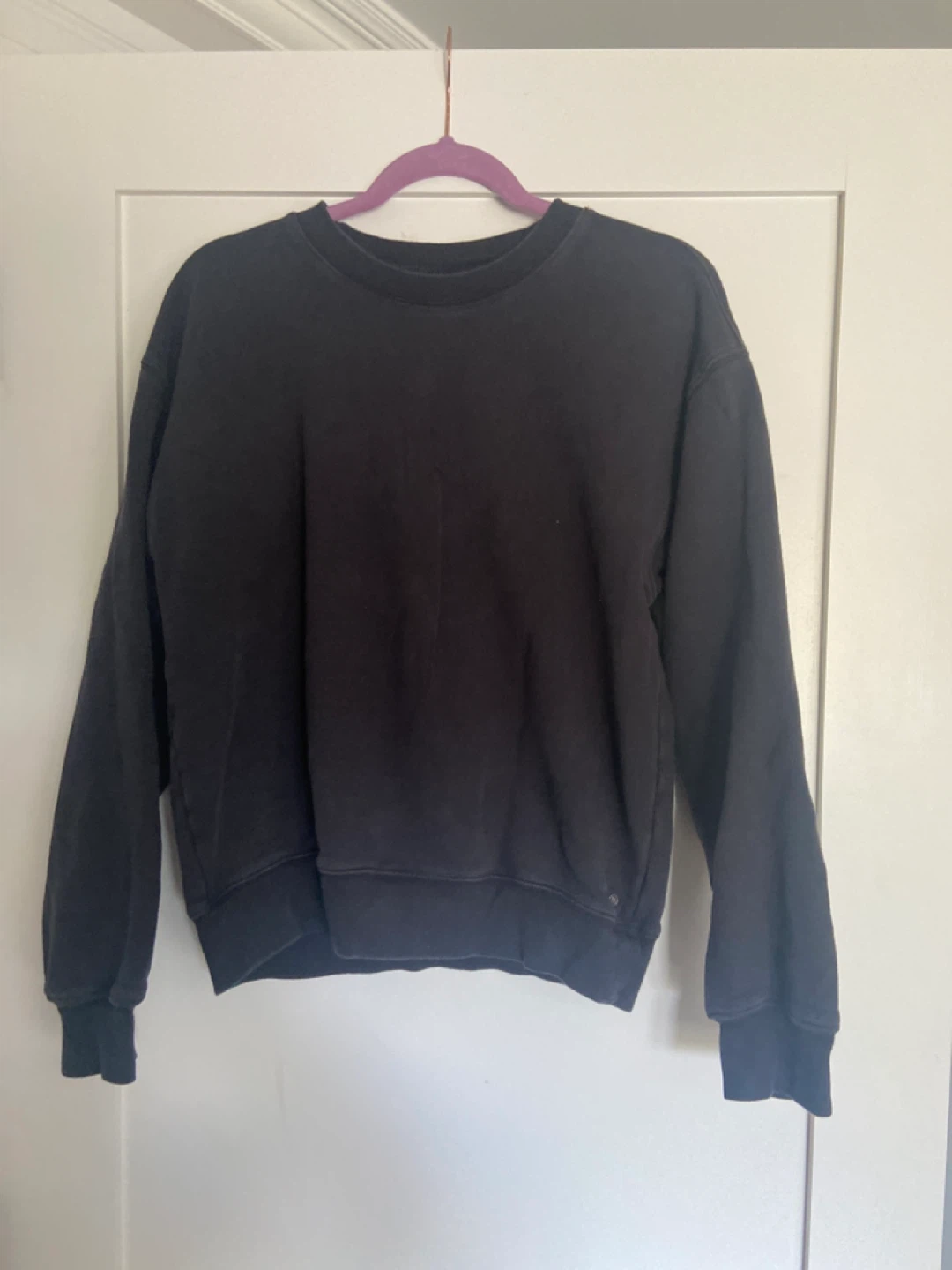 TNA Cozy Fleece Sweatshirt - Black - Size M