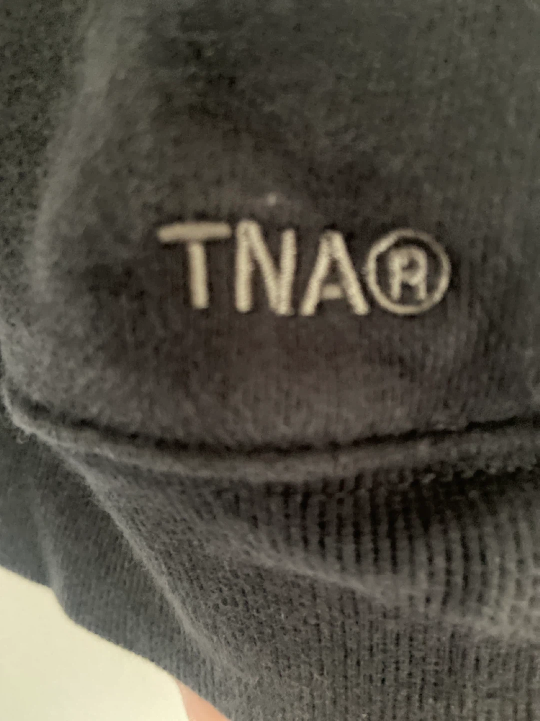 TNA Cozy Fleece Sweatshirt - Black - Size M - photo 3
