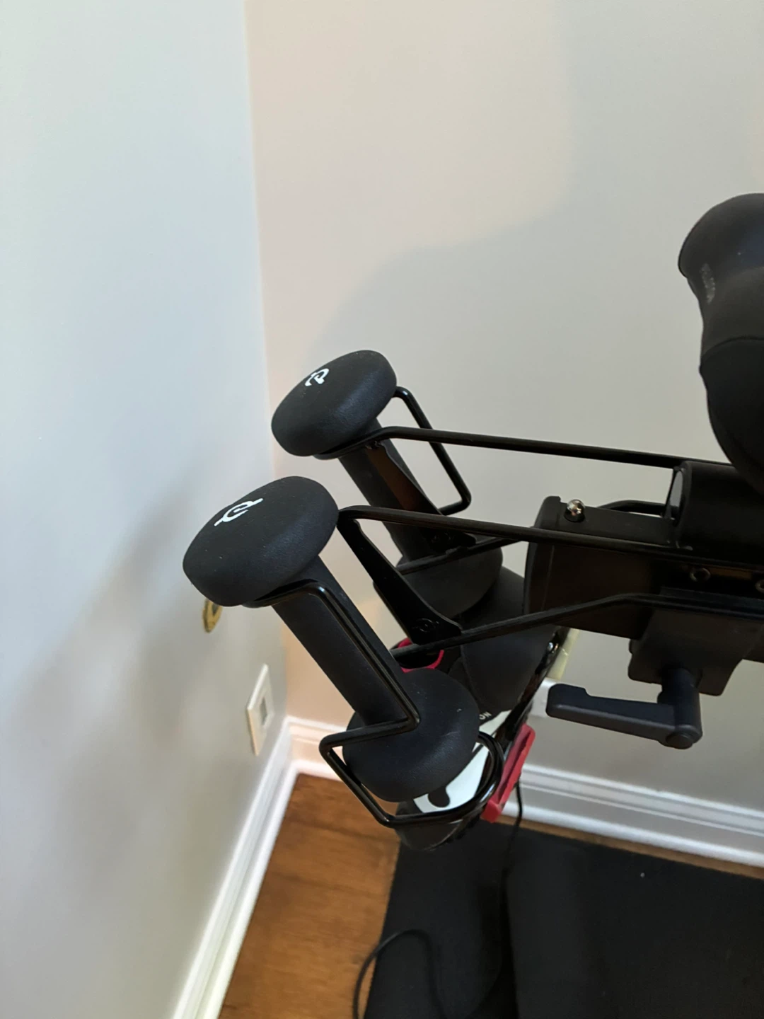 Peloton Bike with Screen, Shoes, and Dumbbells - photo 3