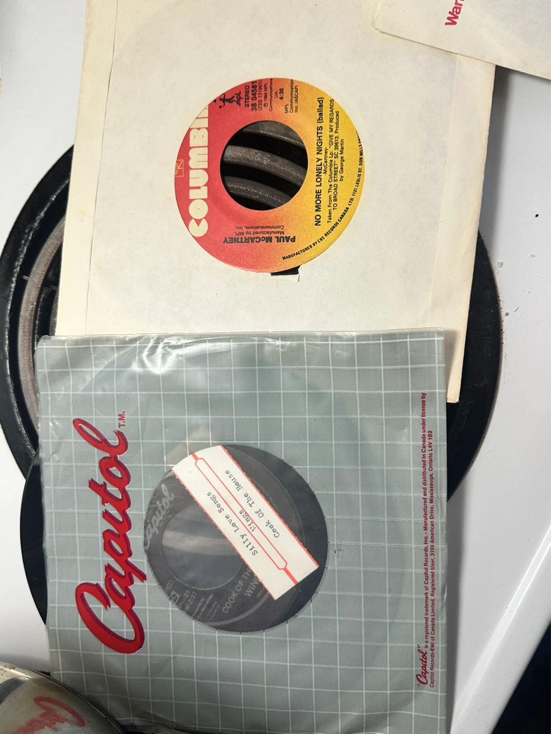45s record collection led zeppelin,Paul McCartney,ringo,Beatles - photo 4