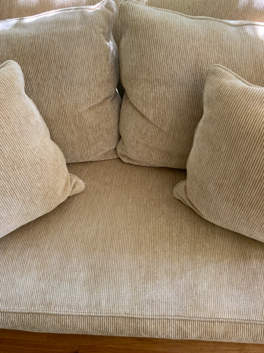 Large custom Sofa with Accent Pillows - photo 3