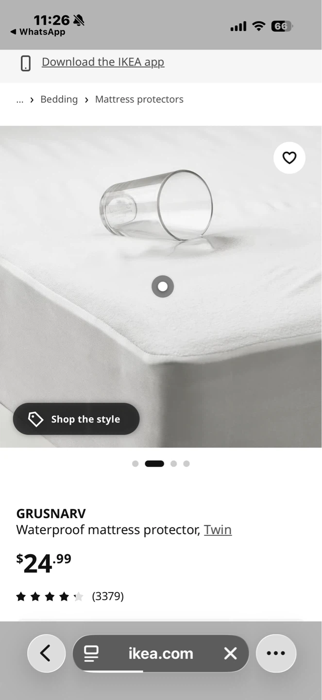IKEA ÅSVANG Foam Mattress - Twin, Medium Firm/White - photo 3