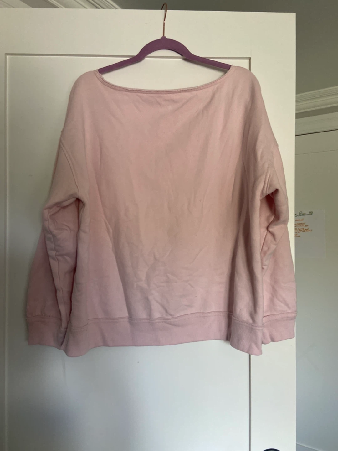 Hollister Pink Off The Shoulder Sweatshirt - photo 3
