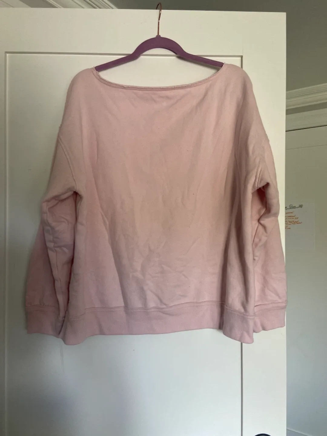 Hollister Pink Off The Shoulder Sweatshirt - photo 3