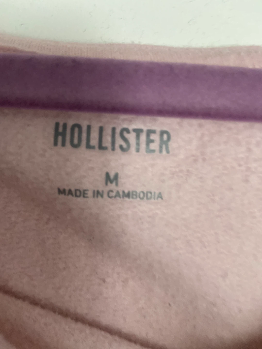 Hollister Pink Off The Shoulder Sweatshirt - photo 2