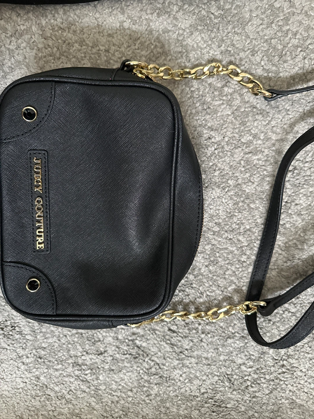 Juicy Couture Black Crossbody Bag with Gold Chain - photo 3