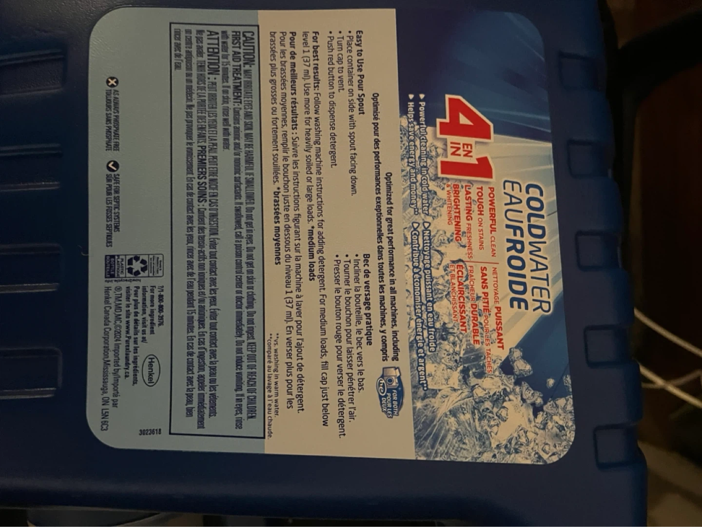 Purex Ultra Concentrated Coldwater Laundry Detergent, 9.24L - photo 2