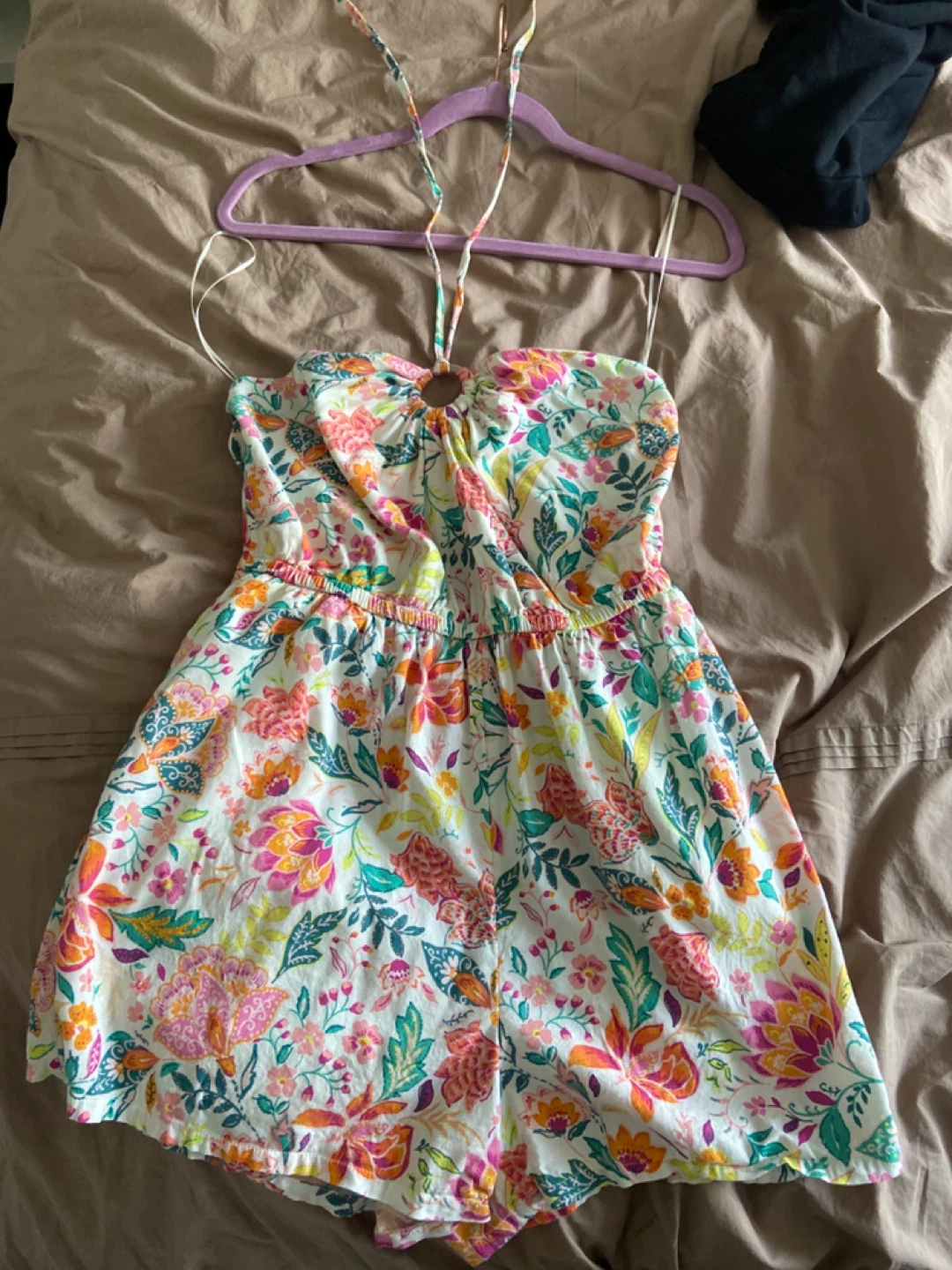 Floral Halter Romper