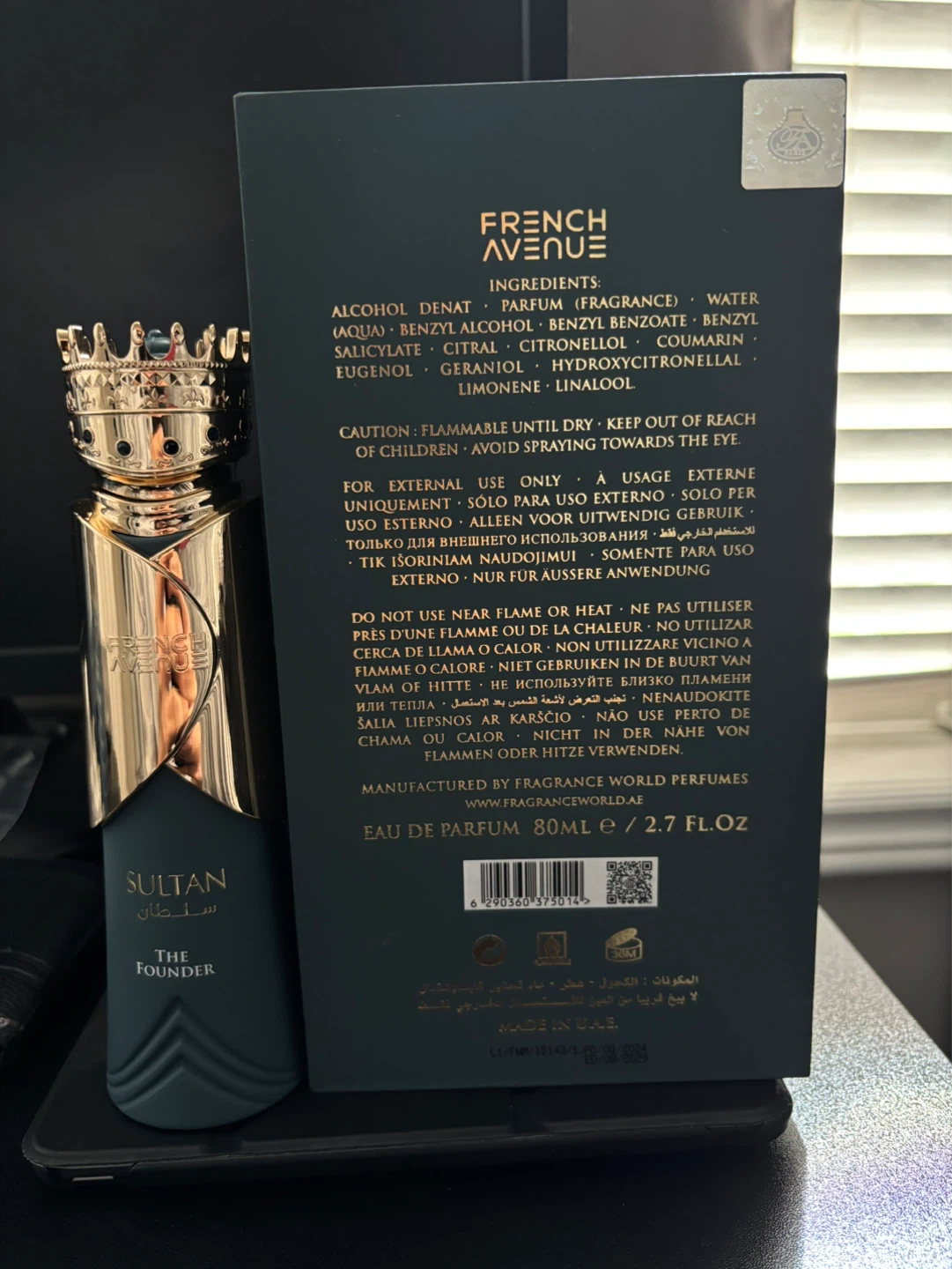 French Avenue Sultan The Founder Perfume - photo 2
