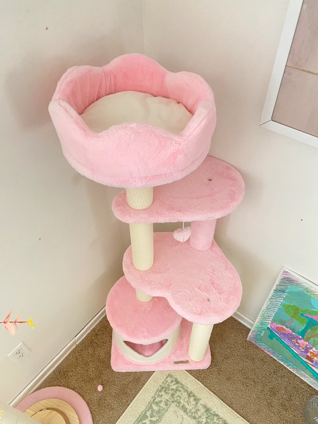 Pink heart Cat Tree - photo 4