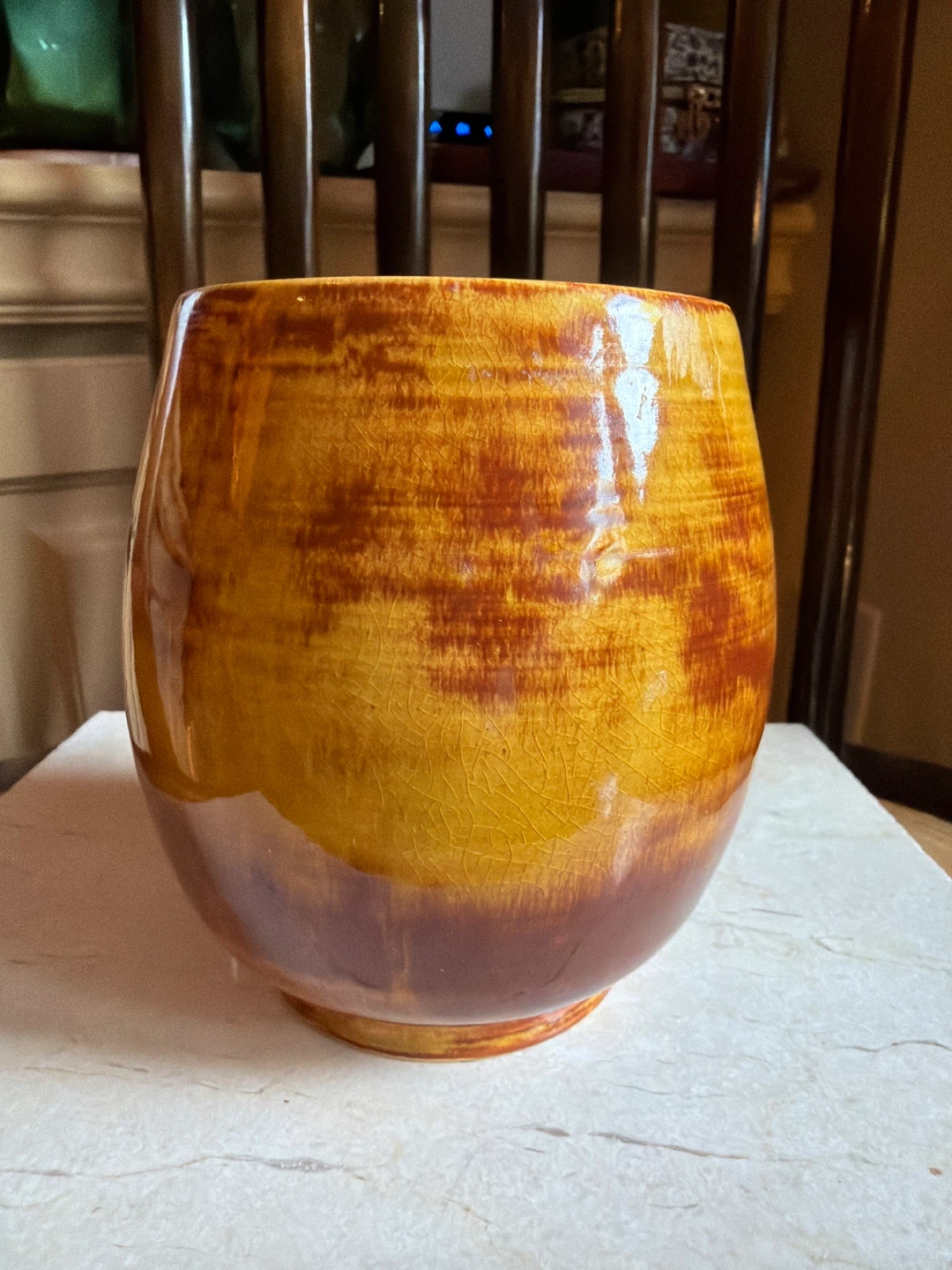 Lovely Brown and Amber Glazed Pottery