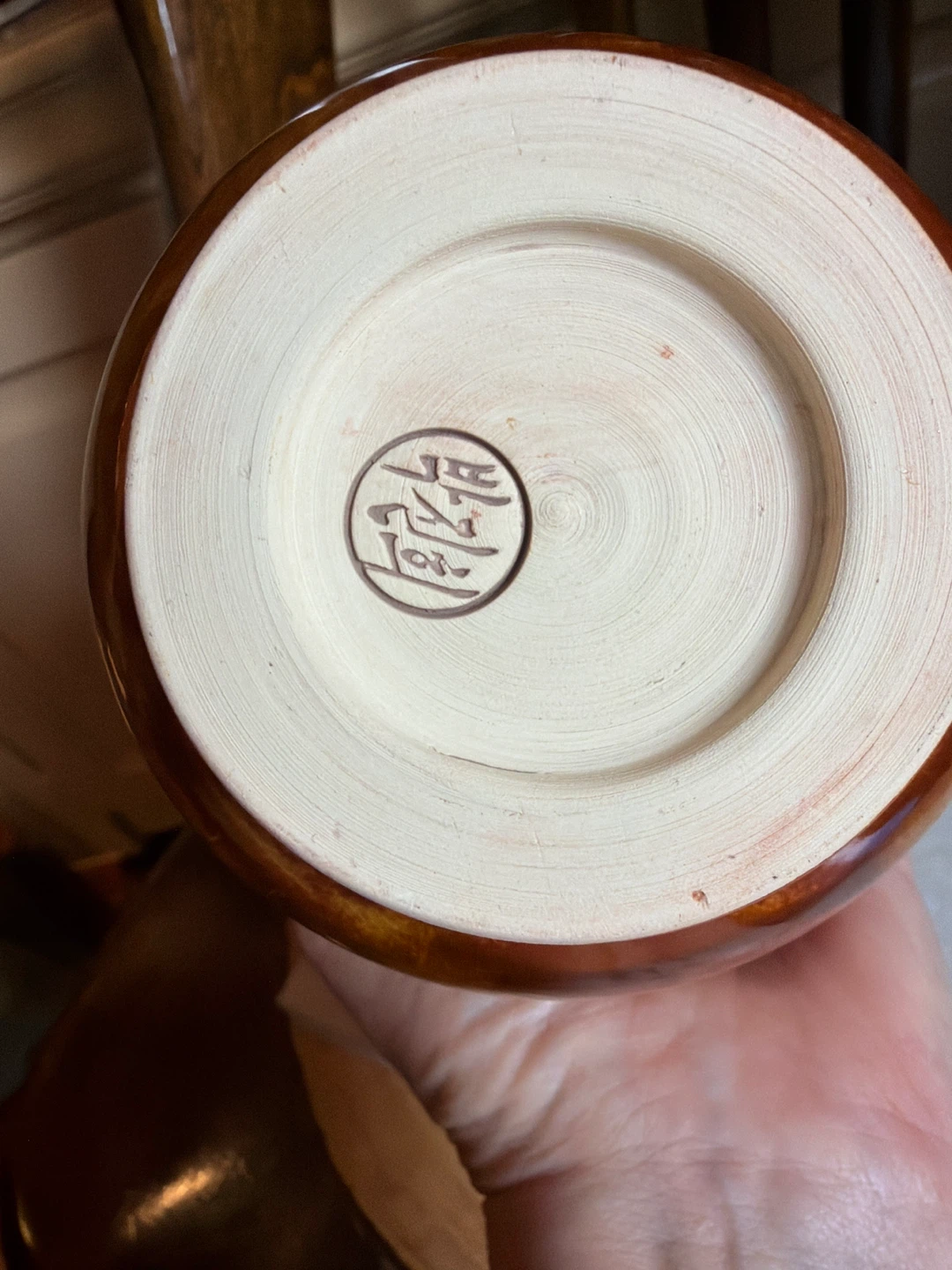 Lovely Brown and Amber Glazed Pottery - photo 5