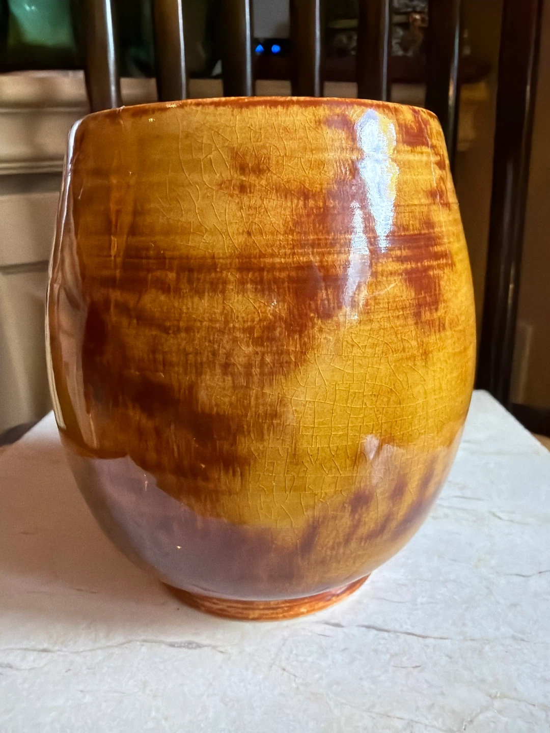 Lovely Brown and Amber Glazed Pottery - photo 3