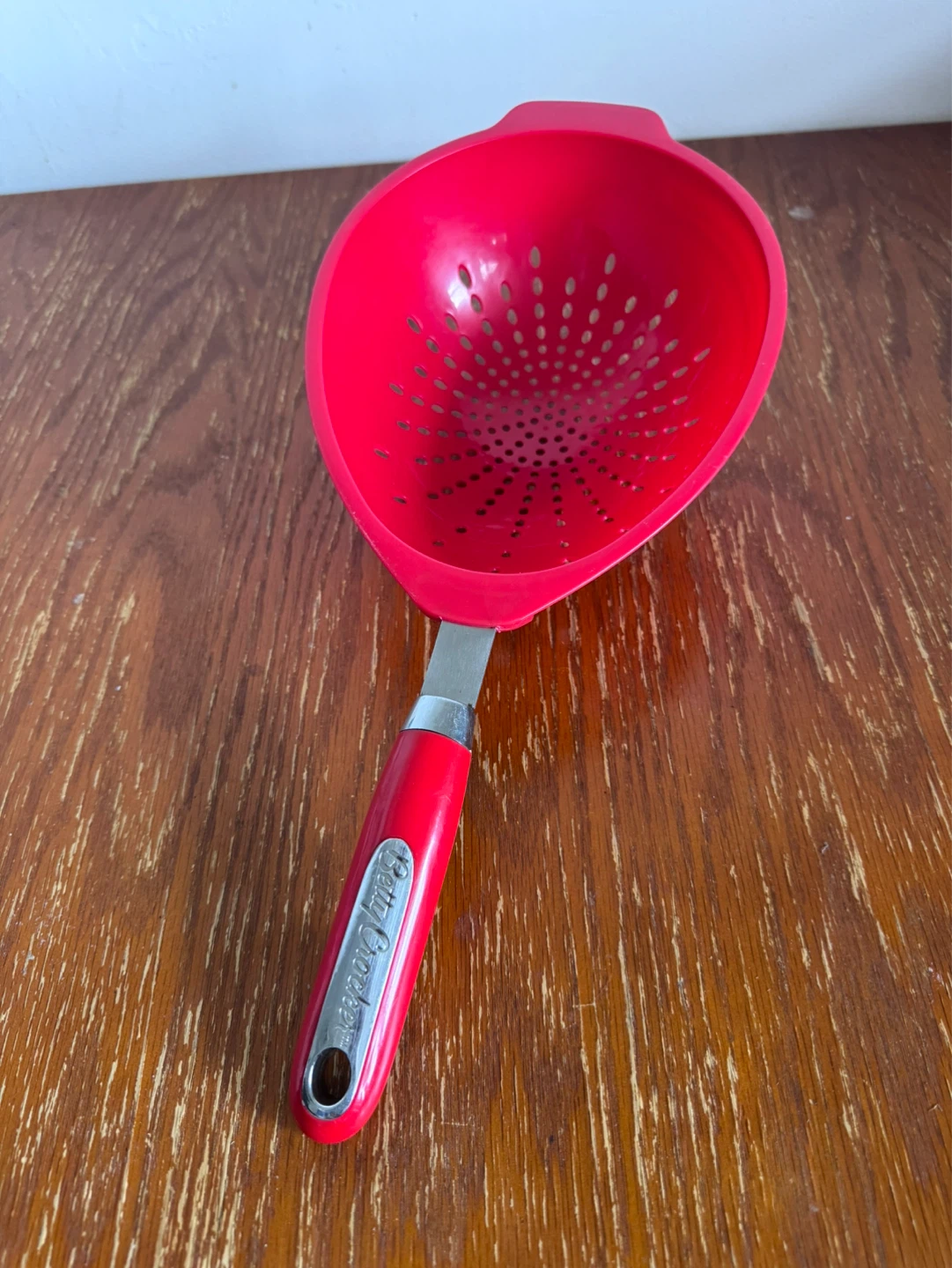 Betty Crocker Red Strainer with Handle - photo 2