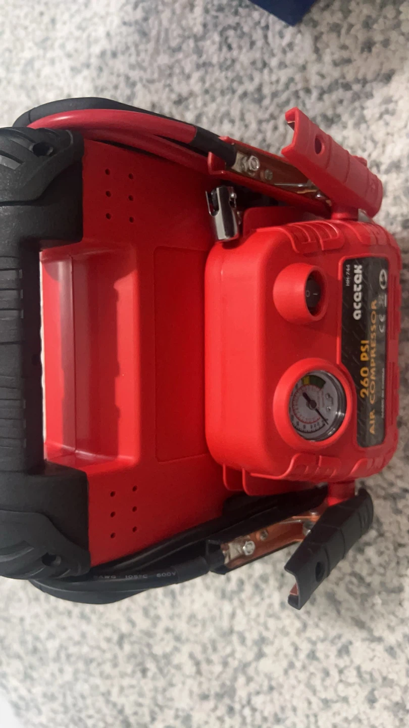 Acetek 1800 Peak Amp Emergency Jump Starter with Air Compressor - photo 3