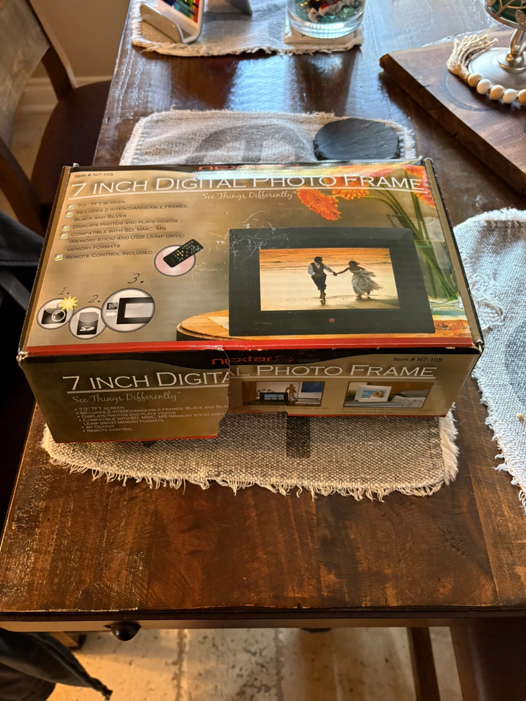 NexStar 7 Inch Digital Photo Frame with Remote - photo 5