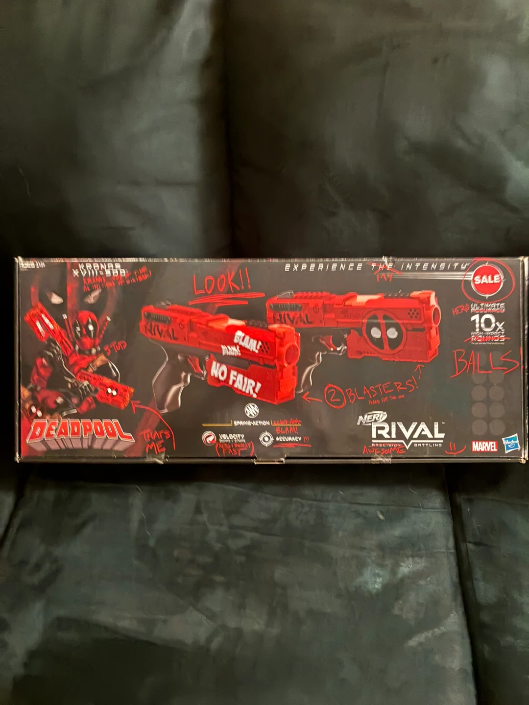Nerf Rival Deadpool Edition Blasters