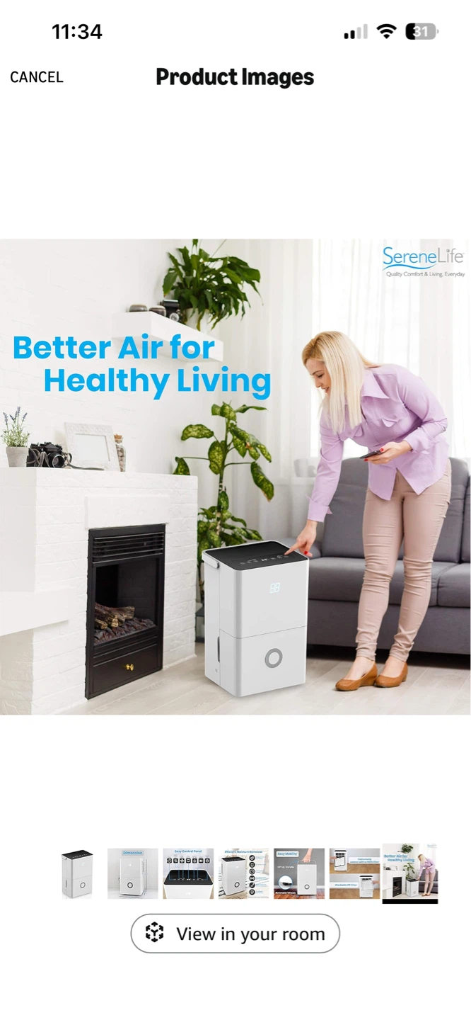 SereneLife Dehumidifier - photo 2