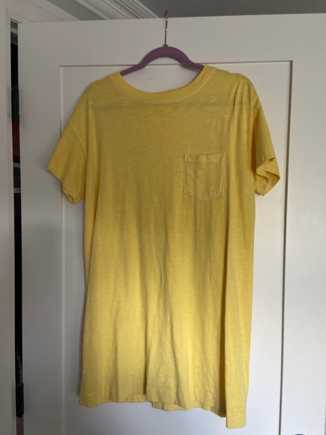 Yellow T-Shirt Dress