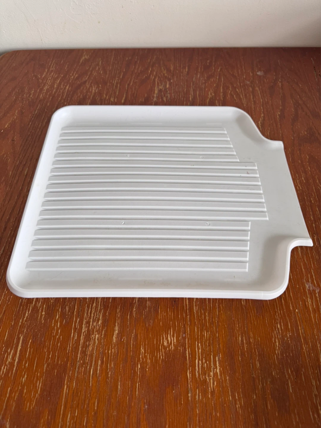 White Plastic Dish Rack with Cutlery Holder - photo 5