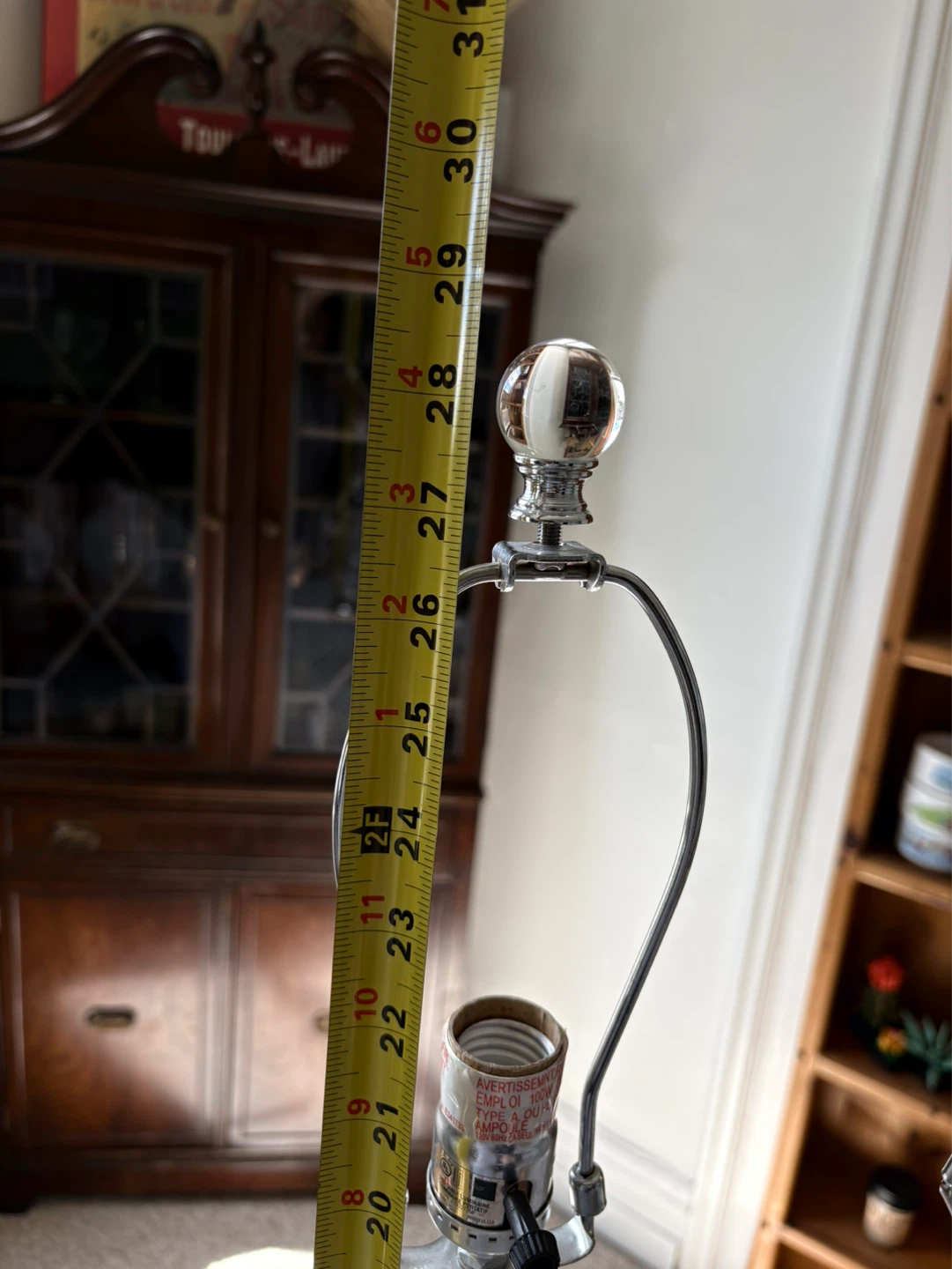 Crystal and Chrome Table Lamps (Set of 2) -moving sale - photo 3