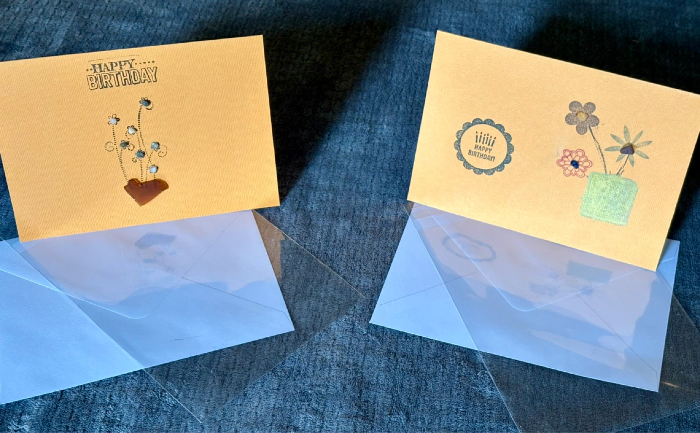 $10- 2pk SeaGlass Birthday Cards