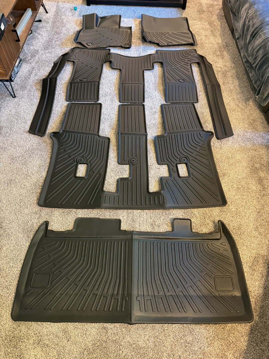 New Kia Carnival 8 Seater 22-26 All Weather Floor Liners