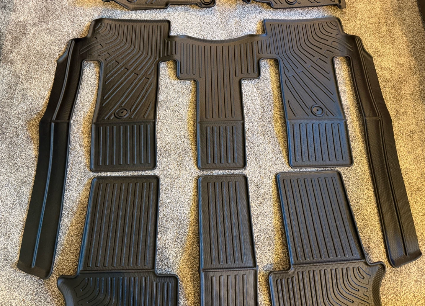 New Kia Carnival 8 Seater 22-26 All Weather Floor Liners - photo 3
