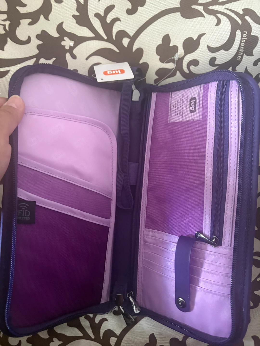 Lug RFID Wallet Organizer Passport Holder Purple - photo 2
