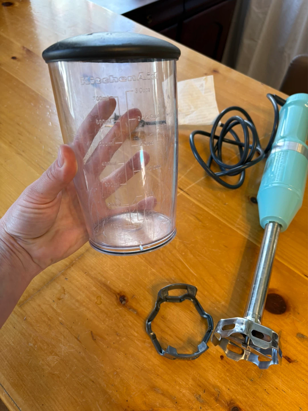 KitchenAid Hand Blender Turquoise - moving sale - photo 4