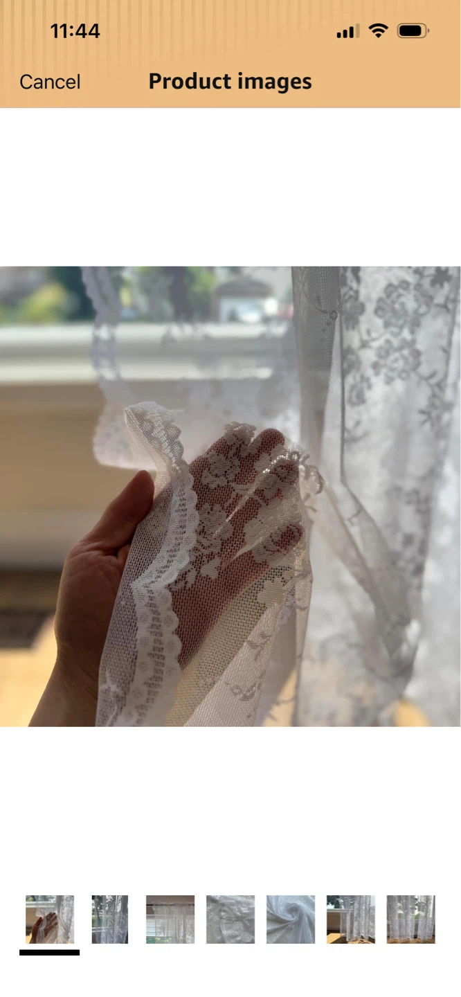 New- White Grommet Curtains - 52Wx84L(2+1)Panels) - photo 3