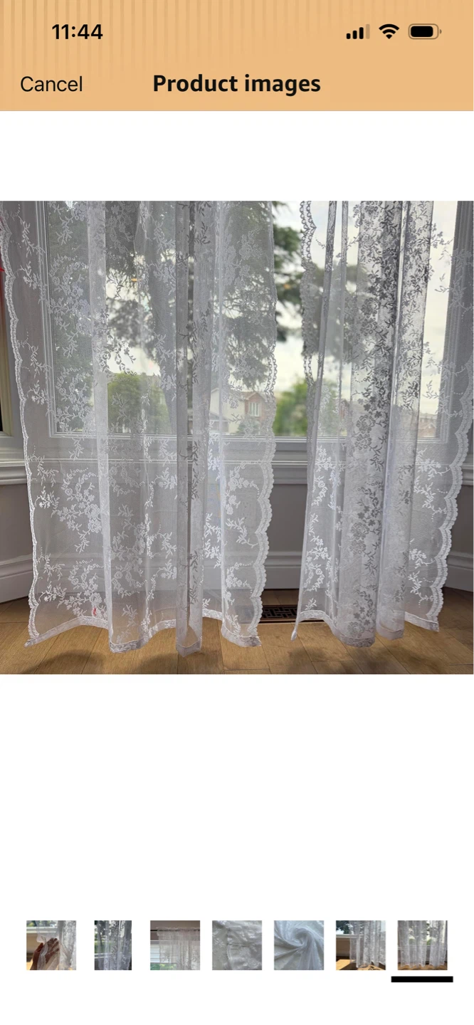 New- White Grommet Curtains - 52Wx84L(2+1)Panels) - photo 4