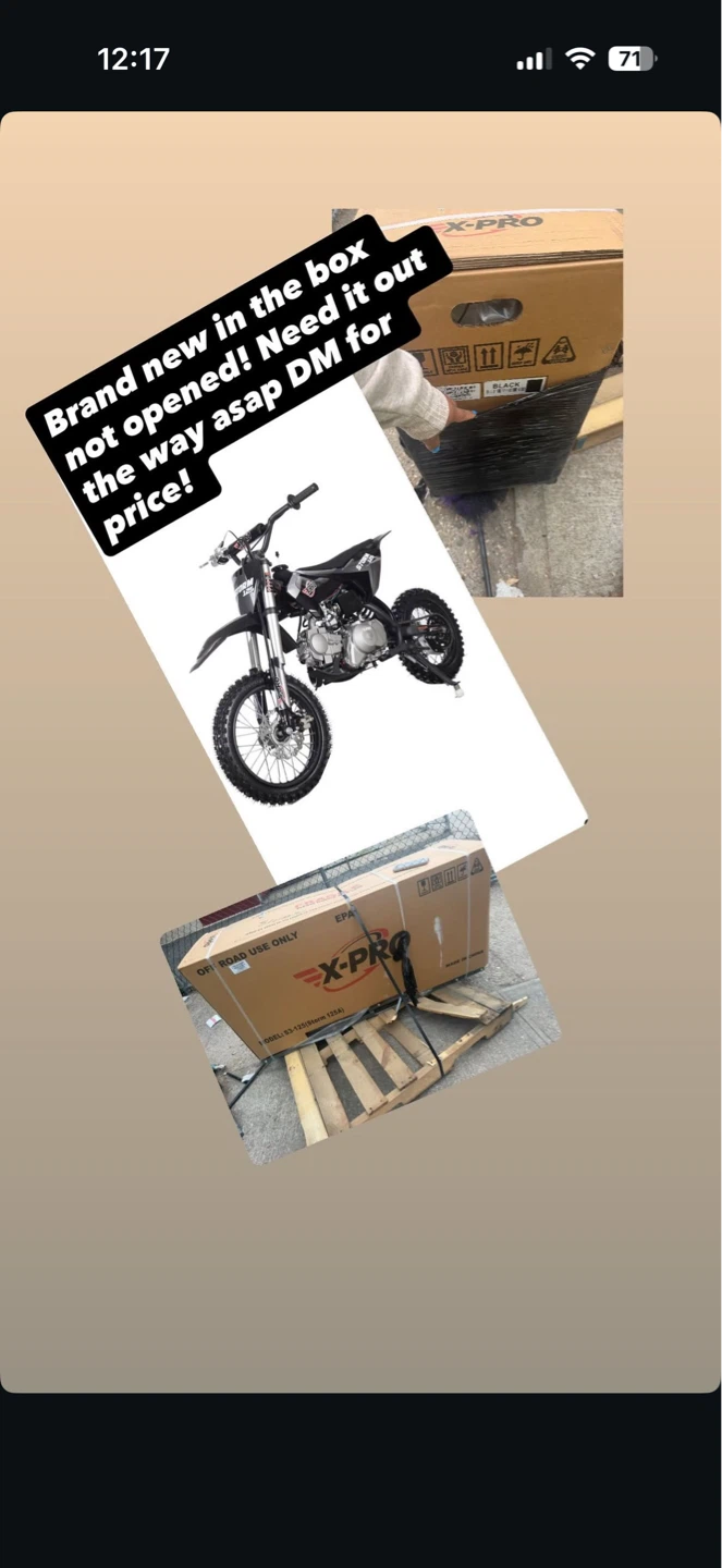 X-PRO Dirt Bike - New in Box