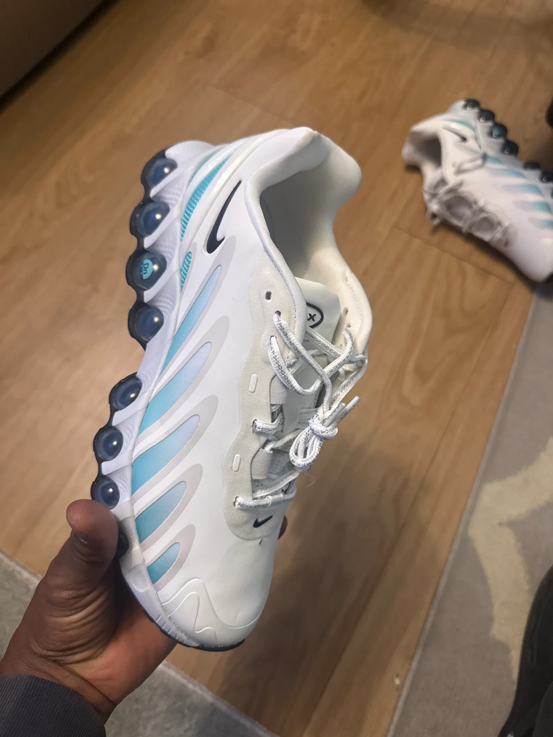 Nike Air Max TN Size 9 White Blue women’s Sneakers - photo 3