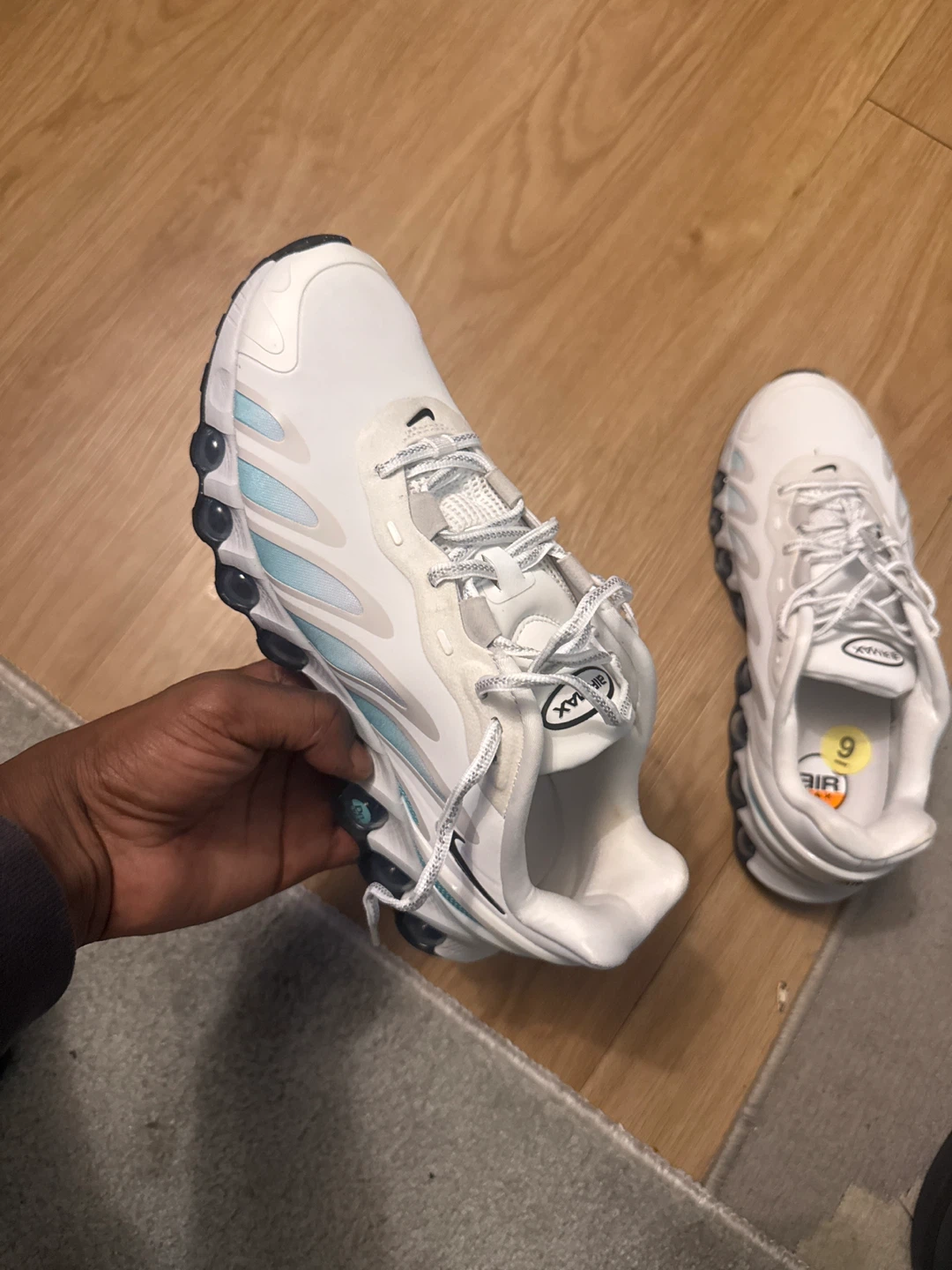 Nike Air Max TN Size 9 White Blue women’s Sneakers - photo 2