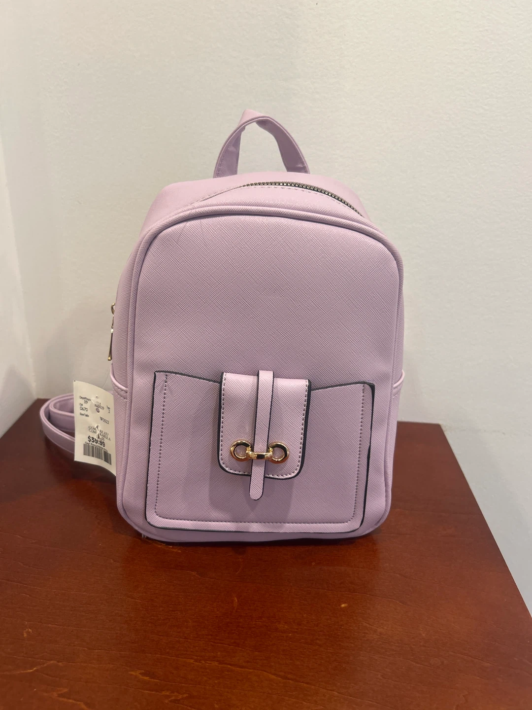Purple Backpack Purse - photo 2