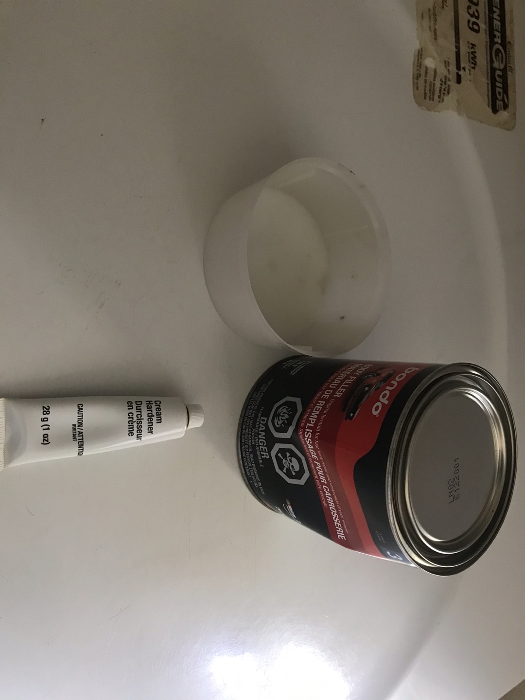 Bondo All-In-One Bondo Cream Hardener Kit