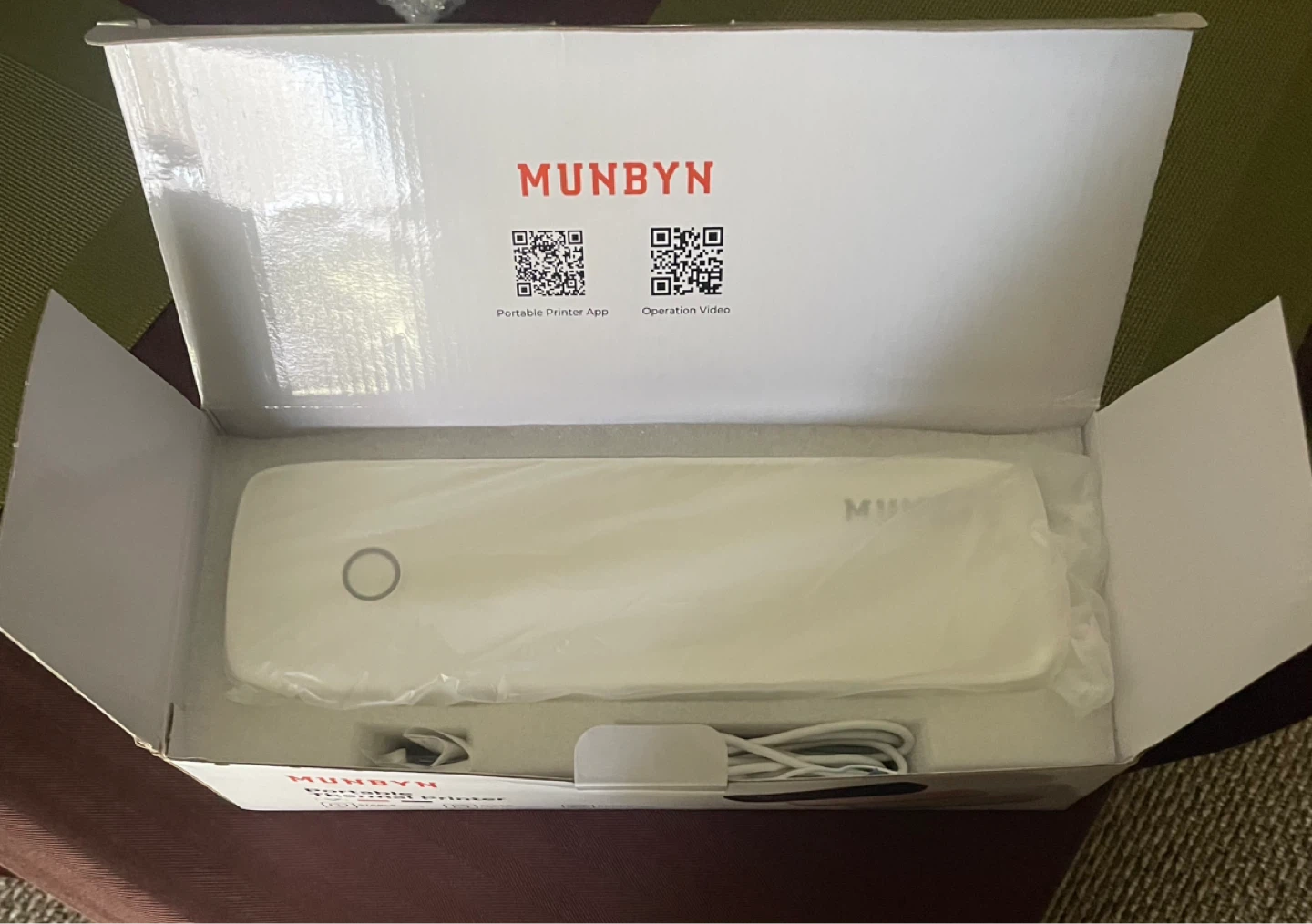 New MUNBYN Portable Thermal Printer