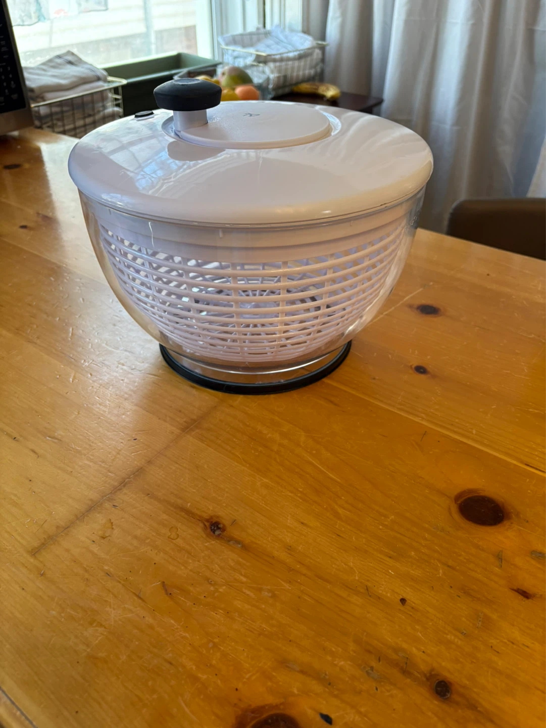 White Salad Spinner - moving sale