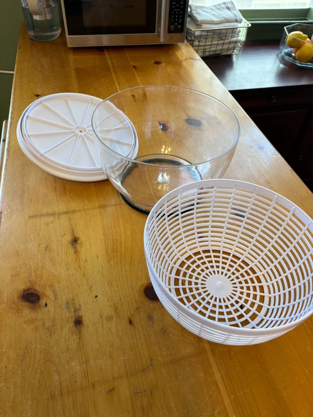 White Salad Spinner - moving sale - photo 4