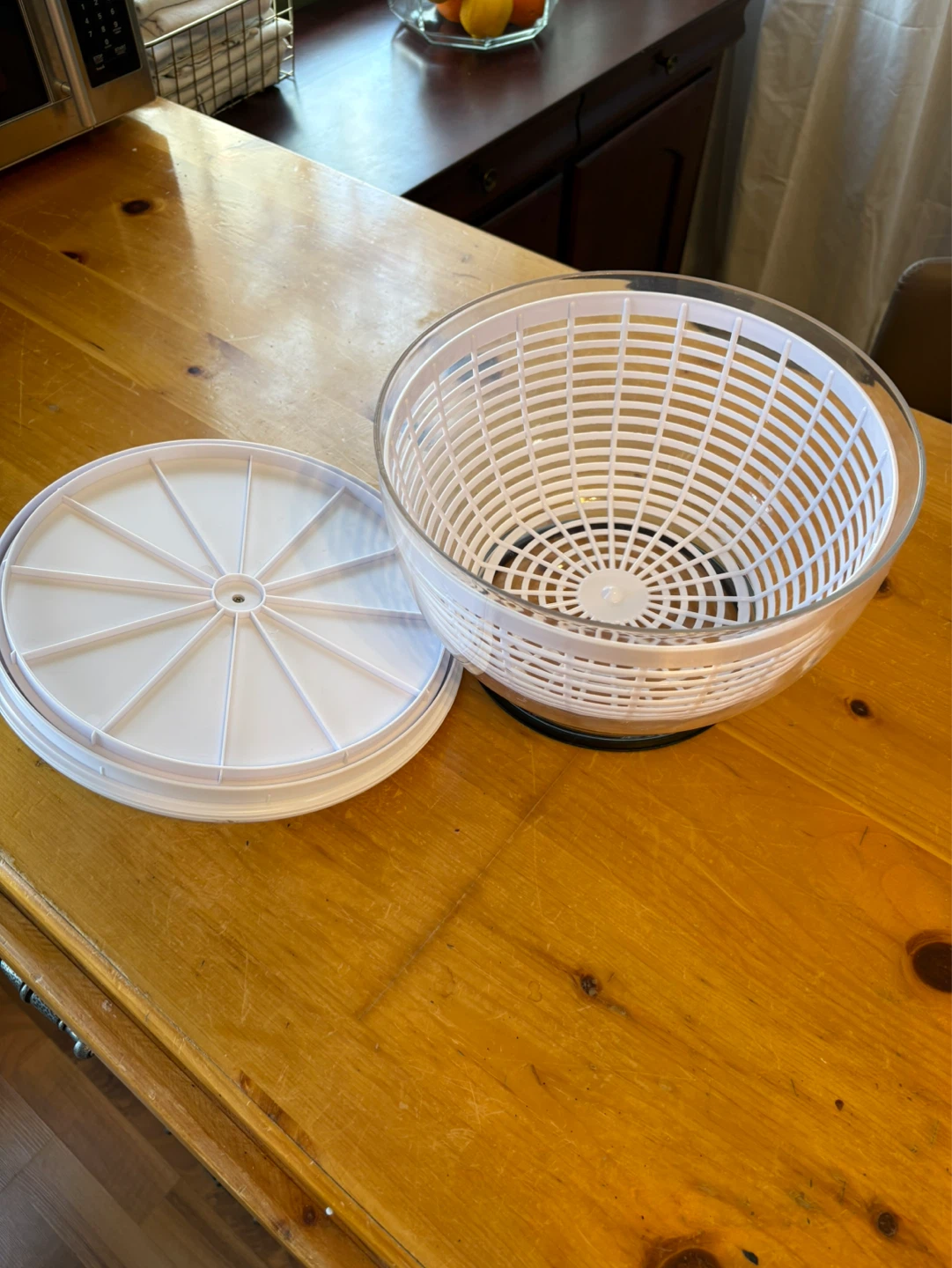 White Salad Spinner - moving sale - photo 3