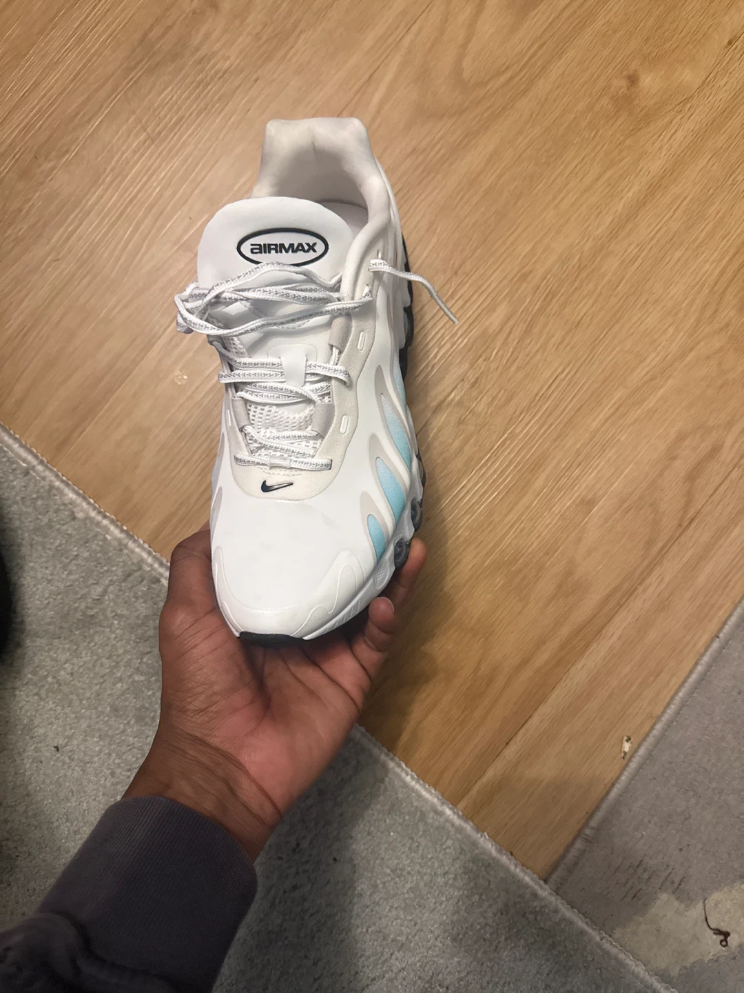 Nike Air Max Sneakers - White/Light Blue - photo 2
