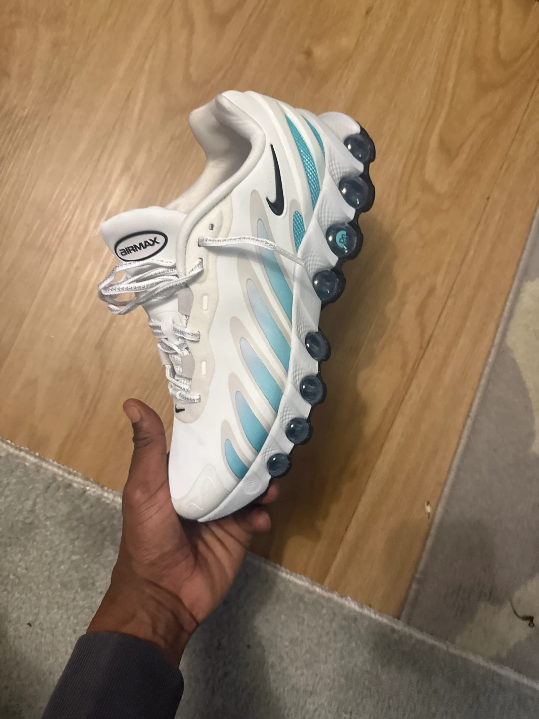 Nike Air Max Sneakers - White/Light Blue - photo 3