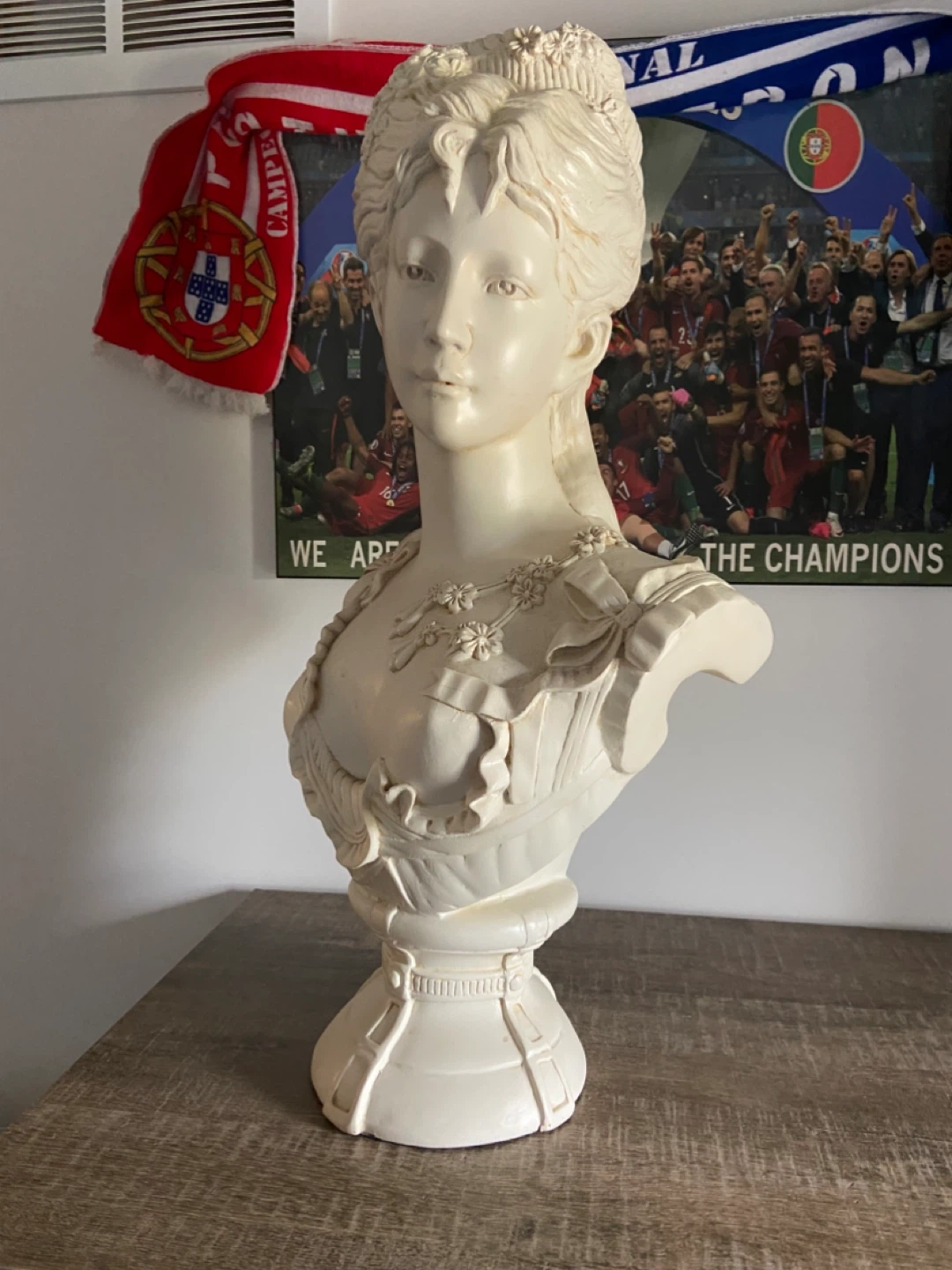 Vintage Female Bust Statue