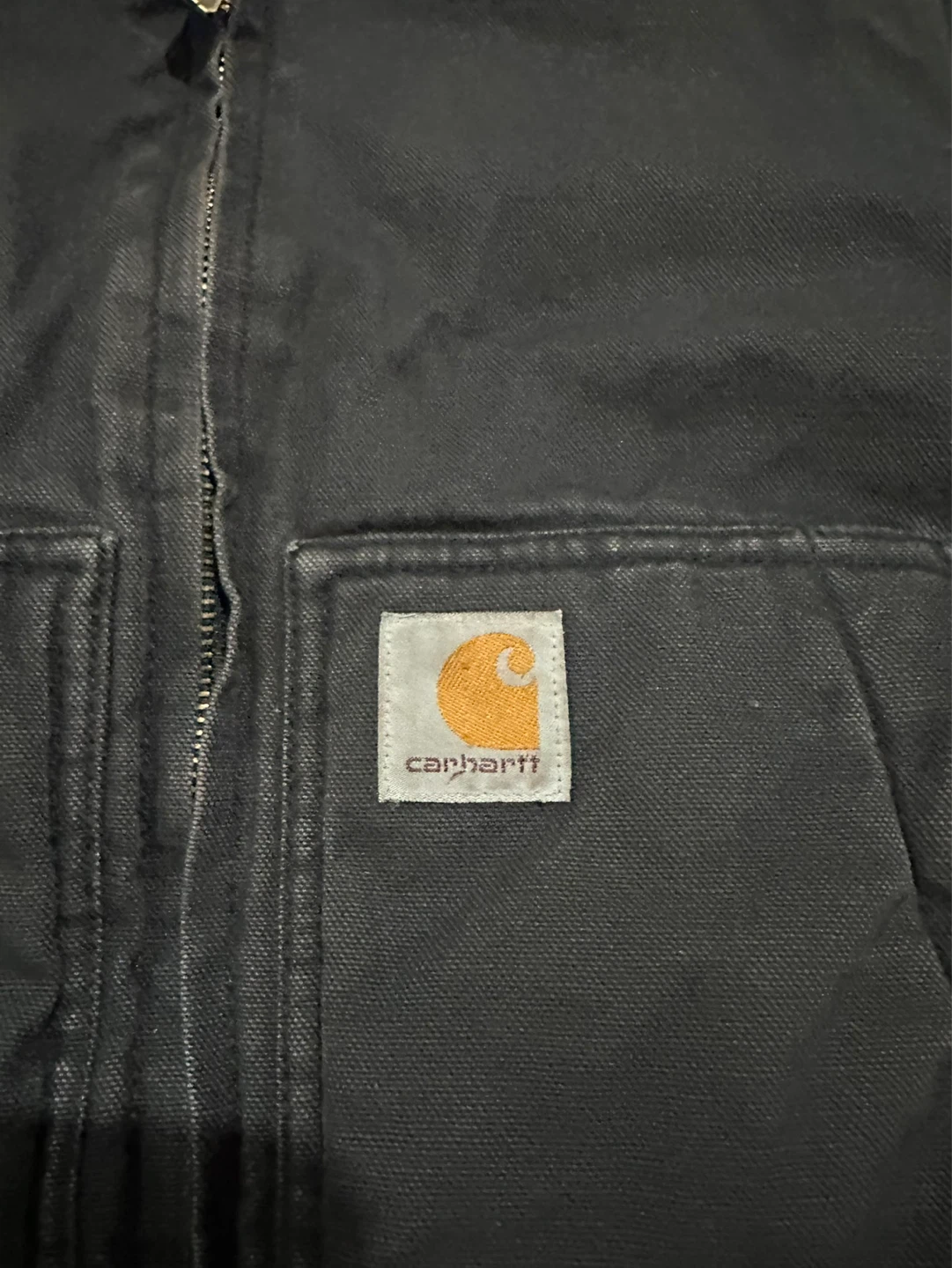 Black Carhartt Quilted Lined Jacket BOYS - photo 3