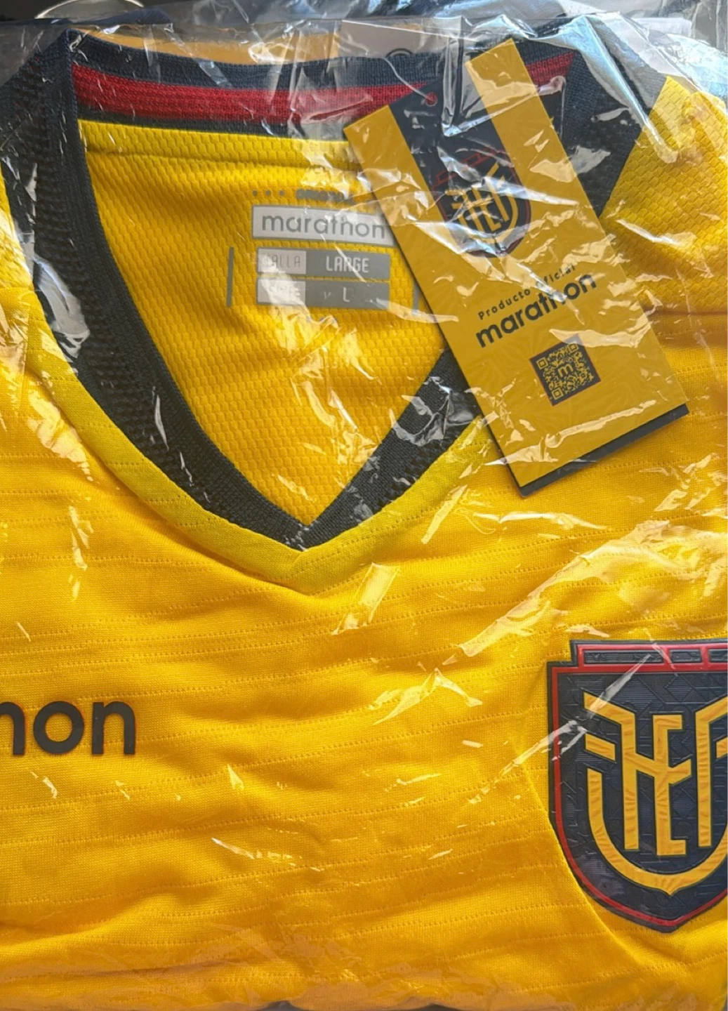 Marathon Ecuador National Team Soccer  Jersey - photo 3